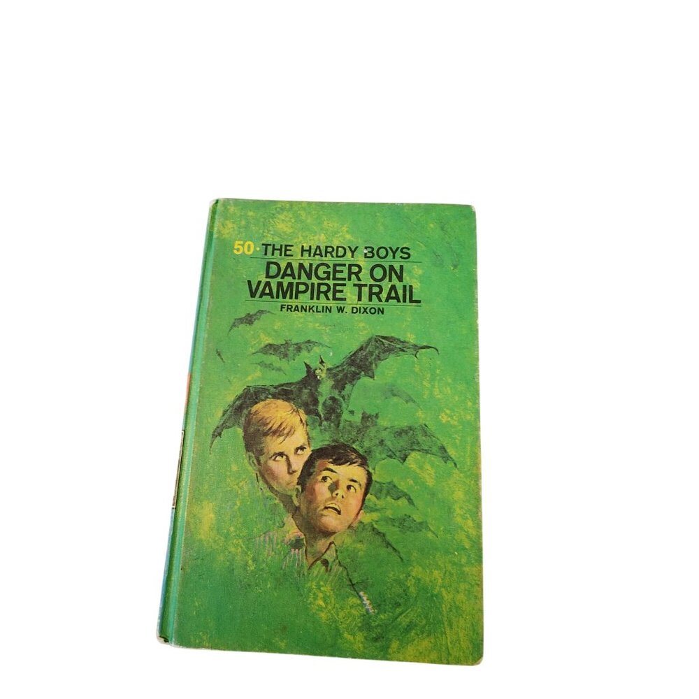 Vintage 1971The Hardy Boys #50 Danger On Vampire Trail Hardcover Book By Frankli